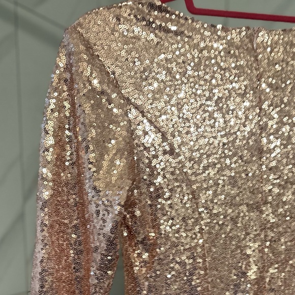 Ever-Pretty Women's Long Sleeve Sequin Maxi Dress – Size 6 - Picture 9 of 13